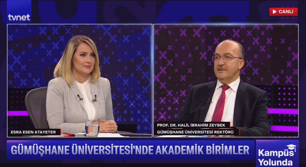 Rektörümüz TVNET'e Konuk Oldu