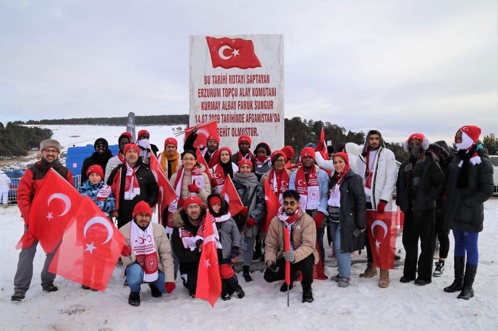 Öğrencilerimiz Sarıkamış’ta Şehitleri Andılar