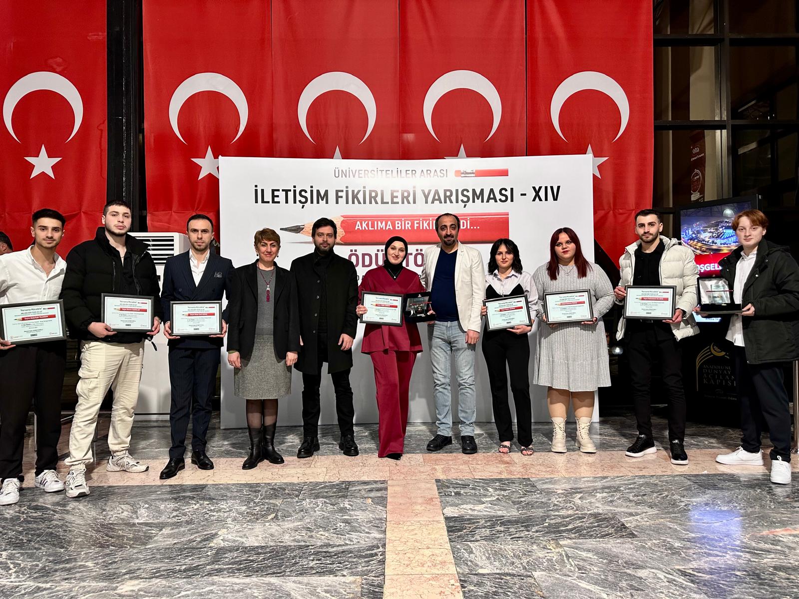 İletişim Fakültesine “İletişim Fikirleri Yarışması”ndan 3 Ödül Birden