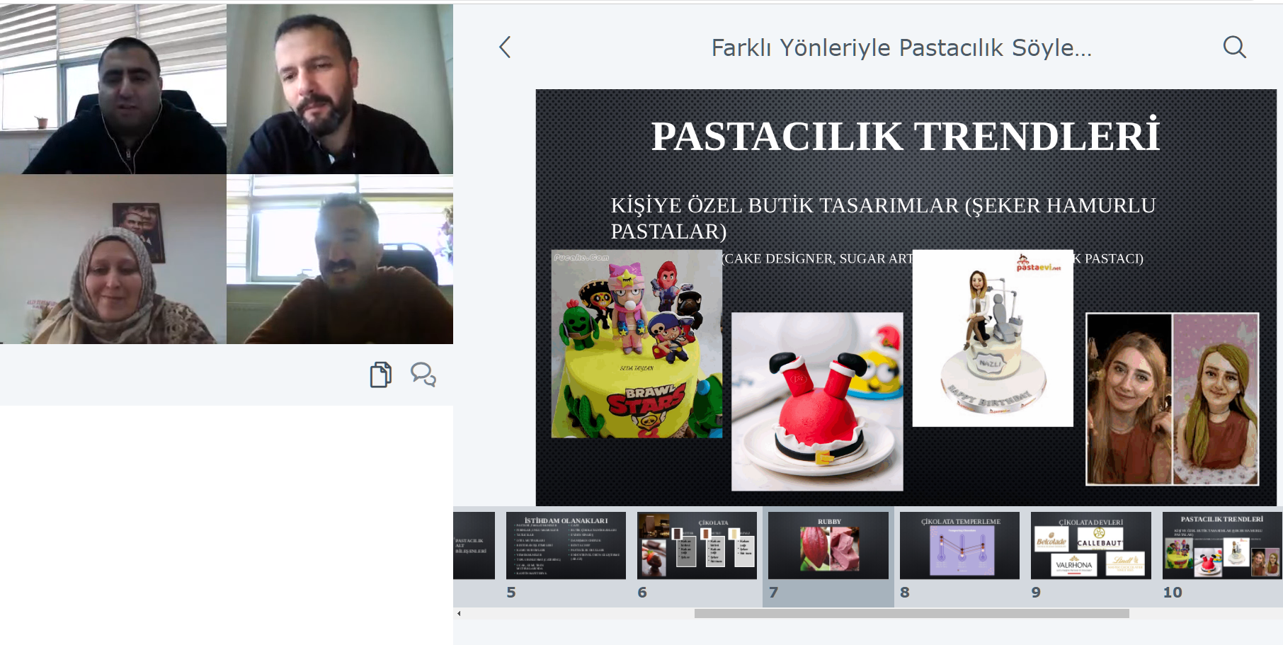 Farklı Yönleriyle Pastacılık Ele Alındı